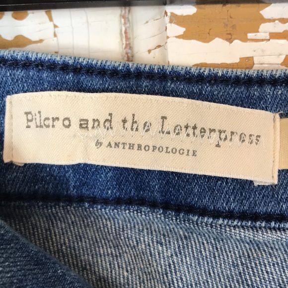 🍄 Pilcro and the Letterpress High-Rise Skinny Bootcut Medium Wash Denim. - Picture 5 of 16